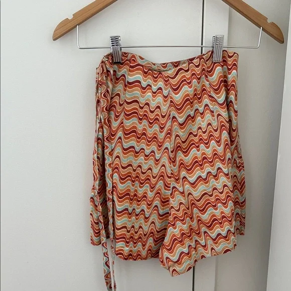 Faithfull the Brand Multicolor Wave Skort - Picture 3 of 3